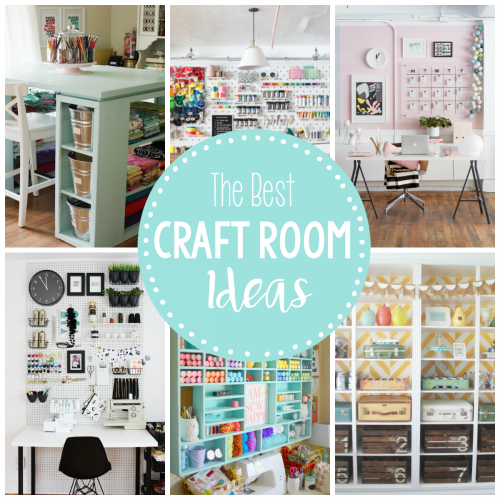 15 Fun & Amazing Craft Room Ideas - Crazy Little Projects