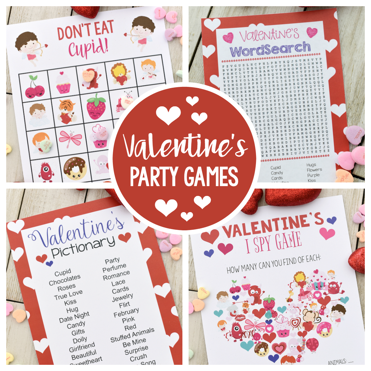 Free Printable Valentine's Day Bingo Game Crazy Little Projects