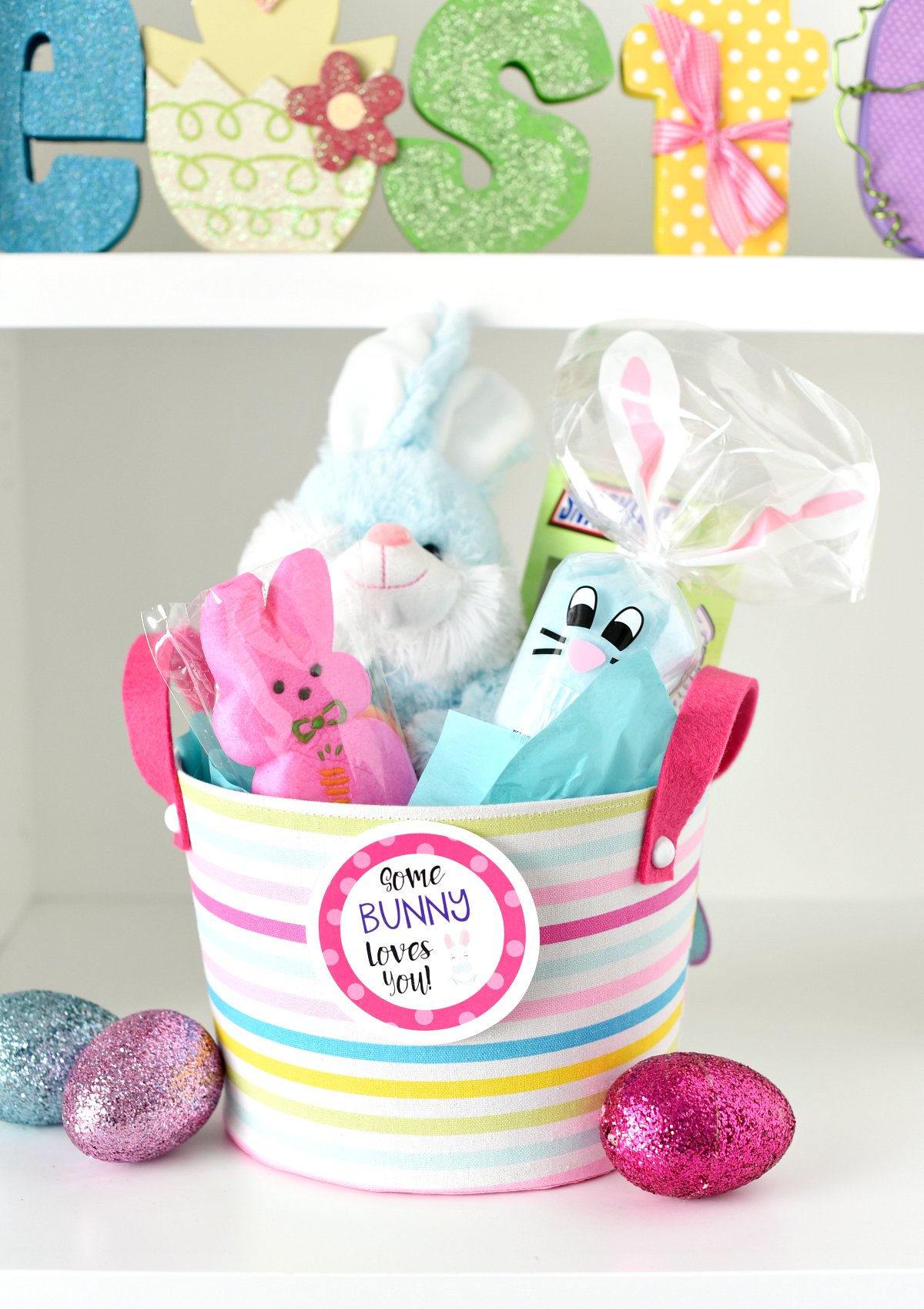 Bunny Themed Easter Basket
