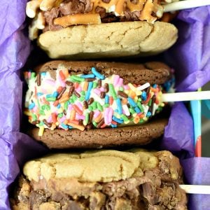 Ice Cream Cookie Sandwiches