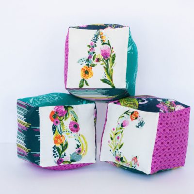 How to make fabric baby blocks