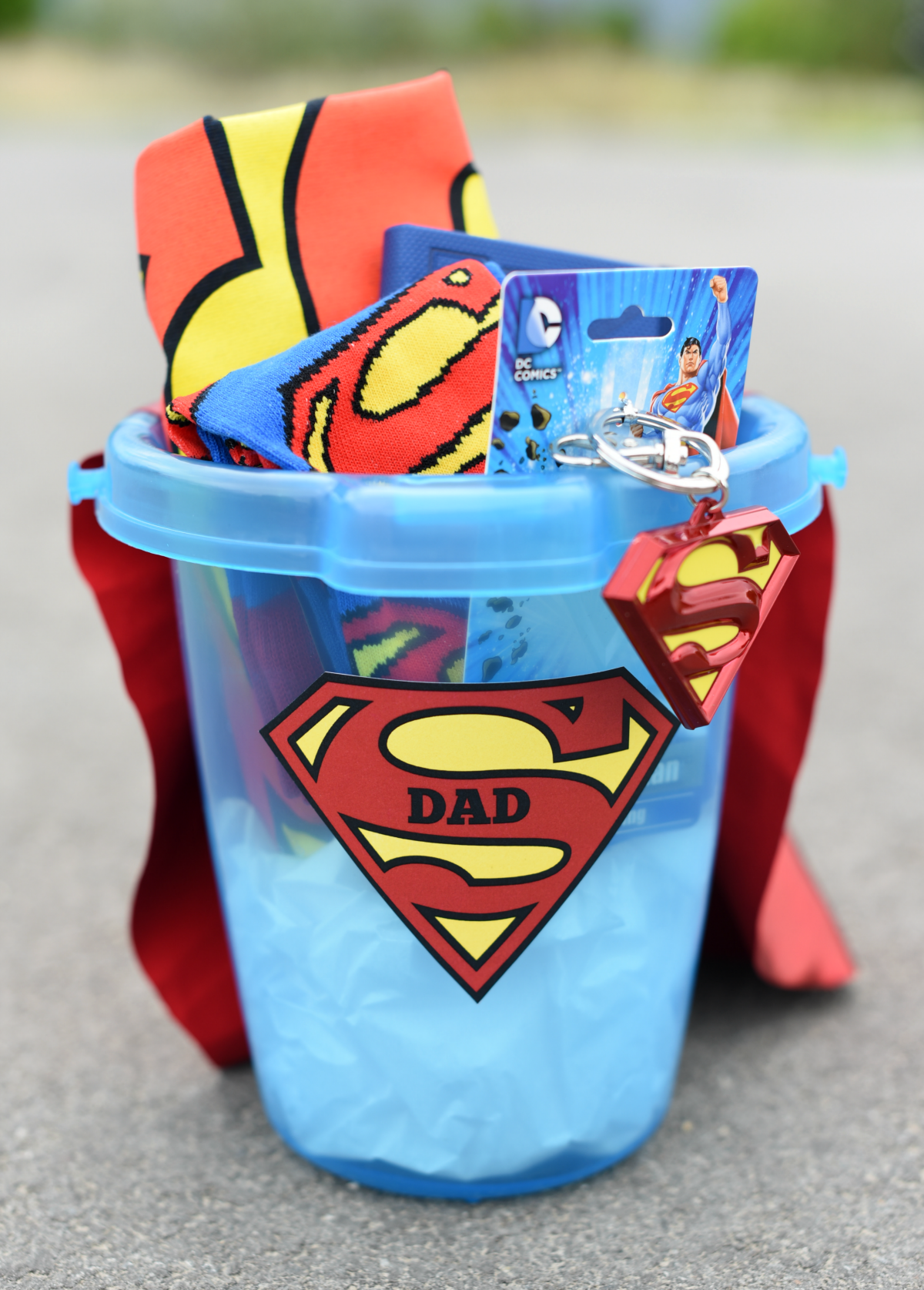Father's Day Superhero Gift Basket