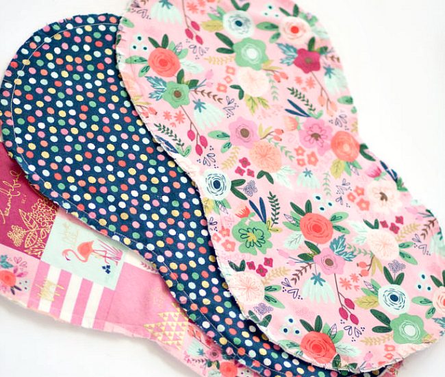Burp Cloths Sewing Tutorial and Pattern