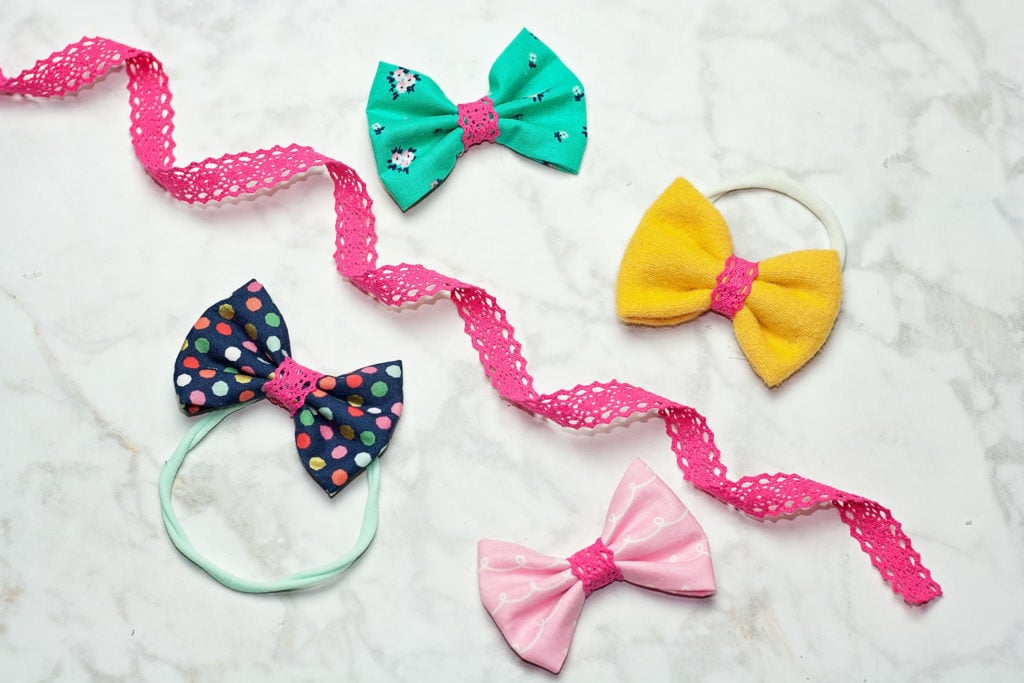 Quick and Easy Hair Bow Tutorial - Crazy Little Projects