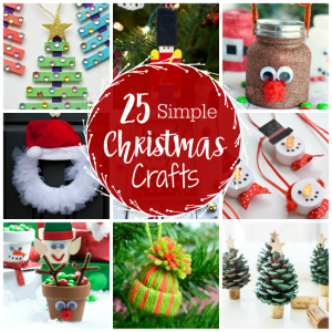 25 Simple Christmas Crafts
