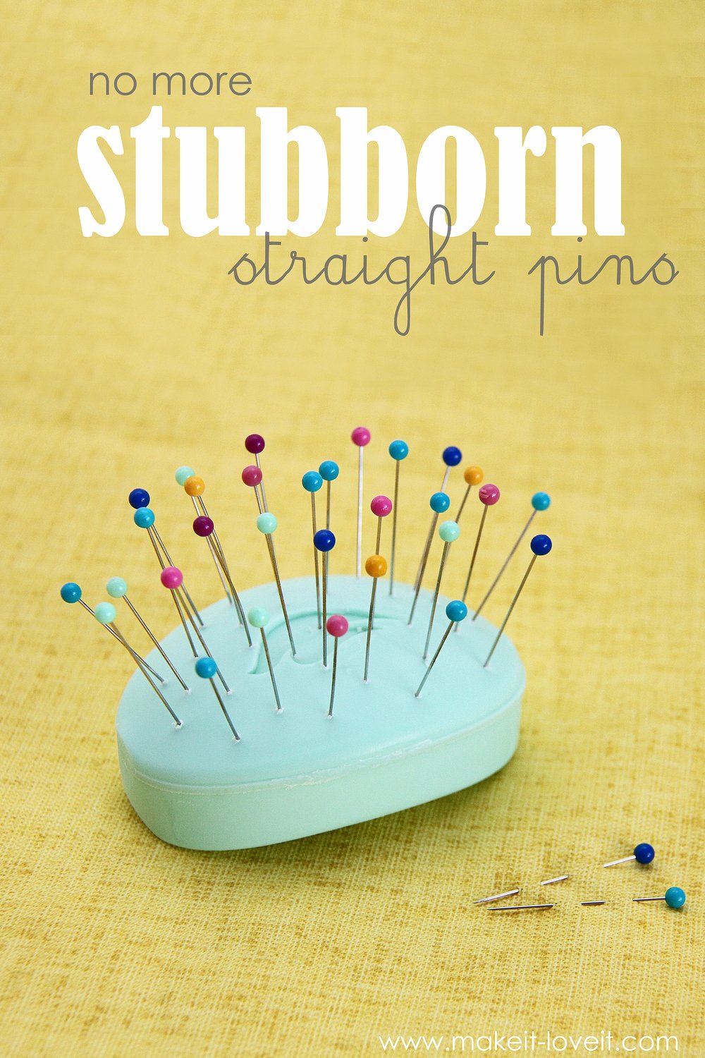 How to Store Straight Pins