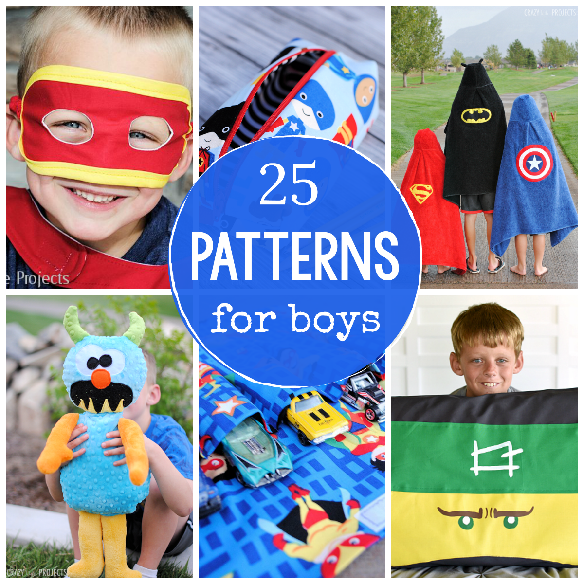 25 Great Sewing Patterns for Boys