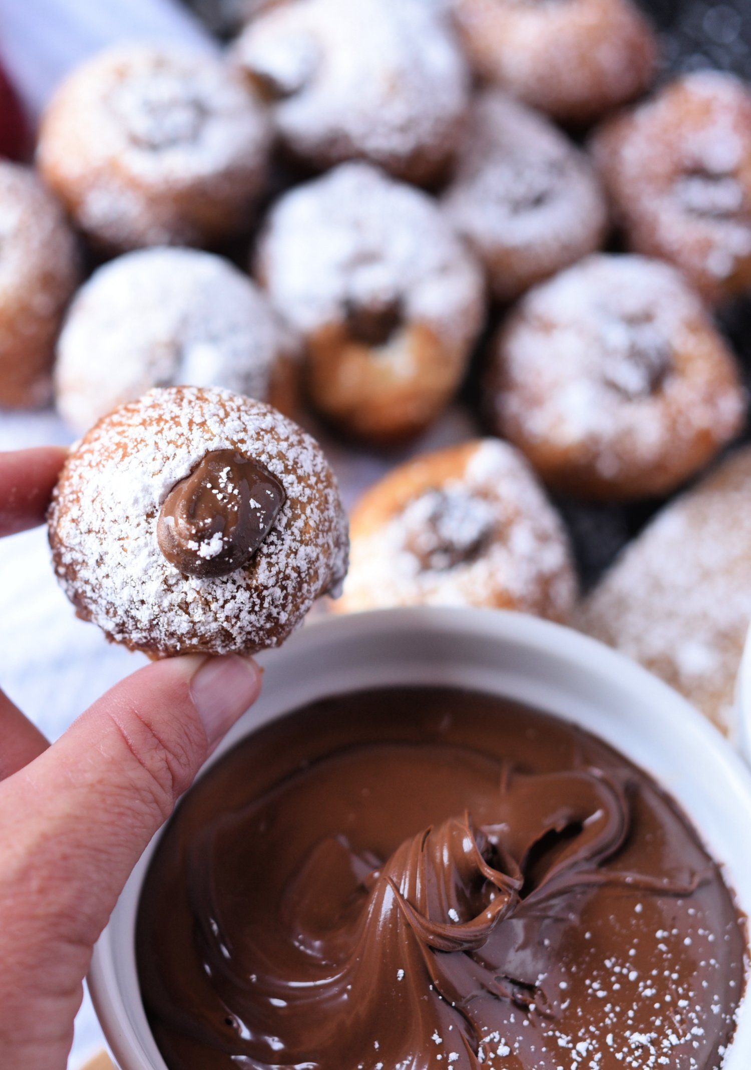 Nutella Filled French Beignets