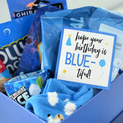 Blue Birthday Gift Idea