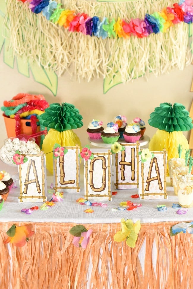 Hawaiian Party Decorations