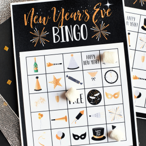New Year's Eve Bingo Game to Print and Play