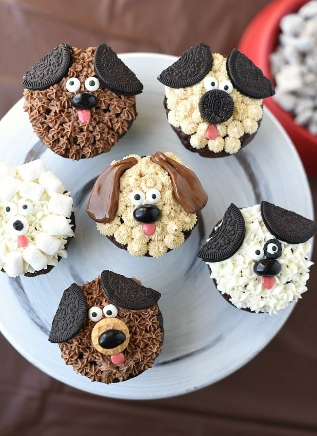 Cute Puppy Cupcakes - Crazy Little Projects