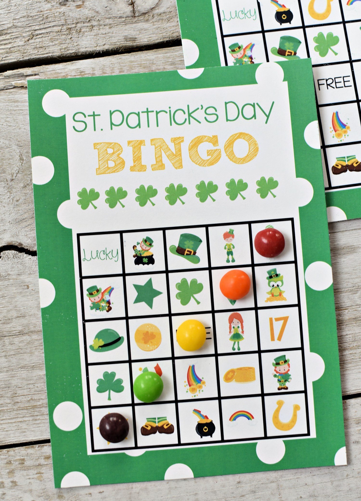 St Patrick S Day Bingo Game Crazy Little Projects