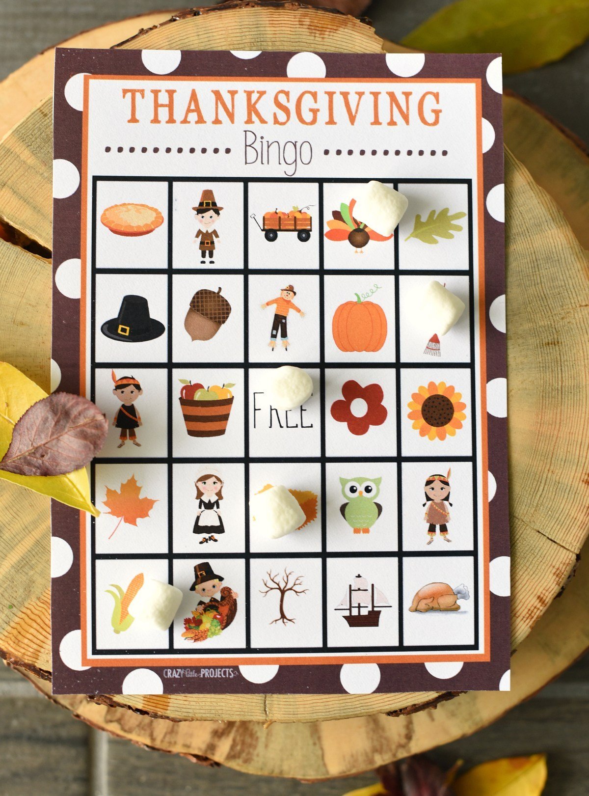 Thanksgiving Bingo Game - Crazy Little Projects - Thanksgiving Bingo For Adults Printable