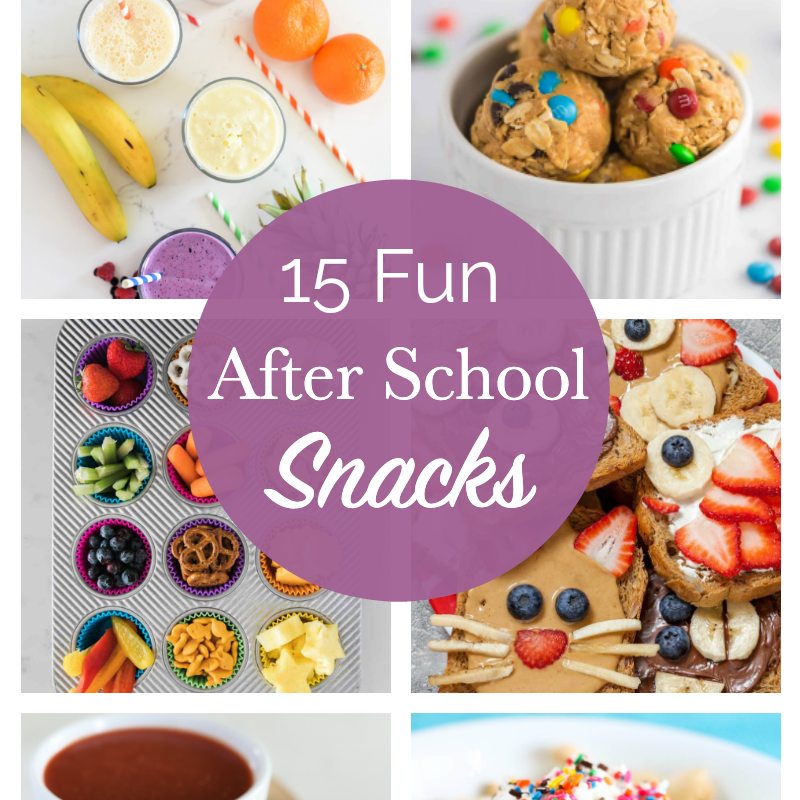 15 Fun & Easy After School Snacks: Kid-Approved