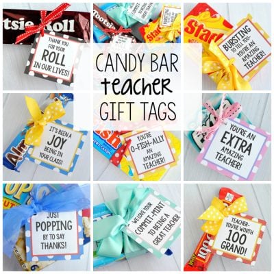 Candy Bar Saying Teacher Appreciation Gifts