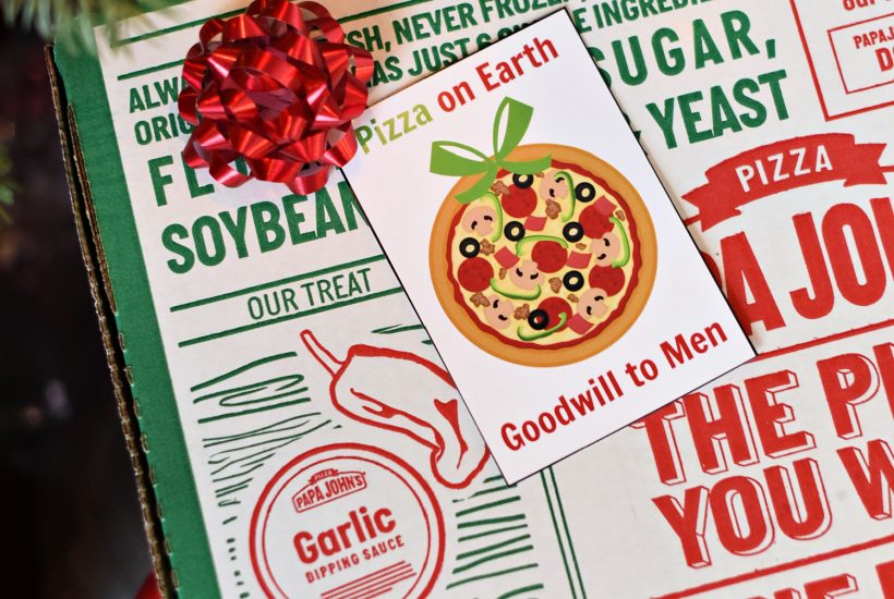 Pizza on Earth, Good Will to Men Holiday Gift Idea