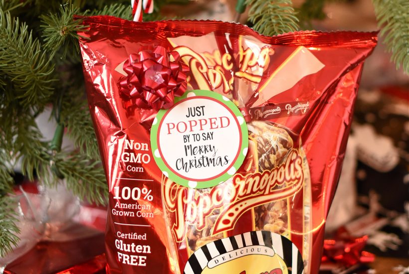 Popcorn Holiday Neighbor Gift Idea